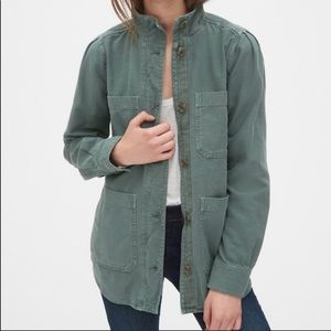 Gap slub utility jacket size small